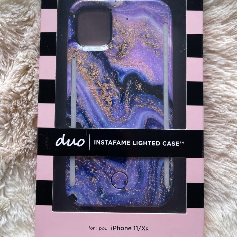 LuMee iPhone 11 purple case